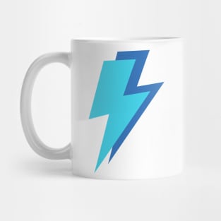 Blue Lightning Bolts Mug